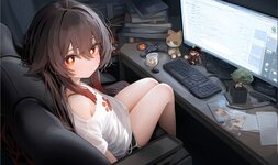 #胡桃 胡桃（神里凌华） - 苦哈哈的小未泱のイラスト - pixiv.jpg