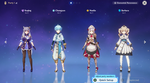 Keqing+chongyun+Noelle+Barbara.png